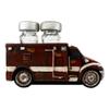 1 Set Of Vintage Red Ambulance Truck Figurine Holder For Glass Salt And Pepper Shakers view 2