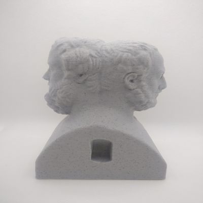 3D Printed Janus Statue - Herodotus and Thucydides
