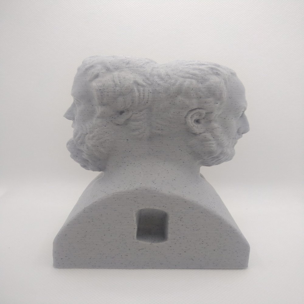 3D Printed Janus Statue - Herodotus and Thucydides