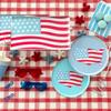 Jollity & Co Party Supplies | Merica' Collection Dinner Plates | Great for Memorial Day and Fourth of July Decorations | Paper, 8 Pack view 3