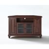 Maykoosh Sophisticated Simplicity 48" Corner Tv Stand in Mahogany, Accommodates Tvs Up to 50", Adjustable Shelves, Concealed Storage, Ideal for Family Rooms. view 1