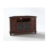 Maykoosh Sophisticated Simplicity 48" Corner Tv Stand in Mahogany, Accommodates Tvs Up to 50", Adjustable Shelves, Concealed Storage, Ideal for Family Rooms. view 4