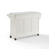 Maykoosh Kitchen Cart with Granite Top - Full Size Rolling Utility Island - Modern White Kitchen Storage view 4