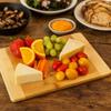 (12" X 8") Premium Natural Two Tone Bamboo Kitchen Cutting Board, Thick Sturdy Reversible Wood Serving Tray, Small Charcuterie Platter, Everyday Use, Engraved Gift, Home Deco, Wall Art view 2