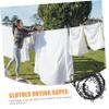 Holibanna 2pcs Portable Windproof Clothesline Elastic Outdoor Drying Line for Camping Travel and Home Use Skid Design for Strong Winds Versatile Clothesline for Backyard Rv Tent and Cruise view 4