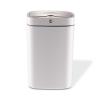 DYPASA Wastepaper Basket Modern Smart Induction Trash Can Square Plastic Automatic Trash Can 18L Household Trash Can with Lid for Living Room Bedroom Kitchen Garbage Can view 1