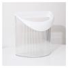 DYPASA Wastepaper Basket Simple Transparent Wall Mounted Trash Can Hanging Waste Bin Under Kitchen Sink Household Plastic Trash Can for Kitchen Cabinet Door Garbage Can view 1