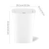 DYPASA Wastepaper Basket Waterproof Smart Trash Can Household Induction Trash Can with Lid 10L/2.6 Gallon Plastic Automatic Trash Can for Bedroom Kitchen Bathroom Garbage Can view 2