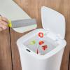 DYPASA Wastepaper Basket Waterproof Smart Trash Can Household Induction Trash Can with Lid 10L/2.6 Gallon Plastic Automatic Trash Can for Bedroom Kitchen Bathroom Garbage Can view 3