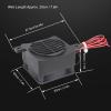 PTC Car Air Heater, 80W 24V PTC Car Fan Heater 30S Fast Constant Temperature Heating Element Heaters Portable PTC Heating Fan for Small Space view 2