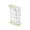 ROHNES Creative Toothpick Holder Plastic Desktop Toothpick Organizer Reusable Toothpick Dispenser Home Hotel Restaurant view 1