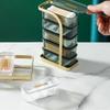 ROHNES Creative Toothpick Holder Plastic Desktop Toothpick Organizer Reusable Toothpick Dispenser Home Hotel Restaurant view 4