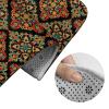 Bathroom Rugs Bath Mat 2 Piece Flannel Bath Mat Compatible with Traditional Floral Paisley Bandanna Pattern, Non-Slip Soft Water Absorbent Shower Rug, Machine Washable Quick Dry Bath Rugs view 4