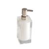 Soap Dispensers Countertop Soap Dispenser Eco-Friendly Resin Lotion Dispensers Pump Bottle Black White Grey 400ml/14oz for Home Hotels soap Dispenser Pump Bathroom Accessories (Color : White) view 1