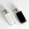 Soap Dispensers Countertop Soap Dispenser Eco-Friendly Resin Lotion Dispensers Pump Bottle Black White Grey 400ml/14oz for Home Hotels soap Dispenser Pump Bathroom Accessories (Color : White) view 3