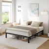 COMASACH Queen Bed Frame, Heavy Duty 12" High Black Metal Platform Bed, Sturdy Steel, No Box Spring Needed, Noise-Free, Easy Assembly view 3