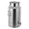 35 Liter 9.24 Gallon Stainless Steel Milk Can Wine Milk bucket Wine Pail Bucket Milk Can Tote Jug with Faucet Sealed Lid Heavy Duty (35L,With Faucet) view 4