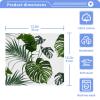 ALAZA Palm Leaves Jungle Monstera Tropical Towels Cotton Washcloths Set,Extra Absorbent Fast Drying Face-Cloth Washcloths,Soft Fingertip Towel for Hotel,Spa,Kitchen,12'' x 12'' (6 Pack) view 3