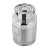 28 Liter 7.4Gallon Stainless Steel Milk Can Wine Milk bucket Wine Pail Bucket Milk Can Tote Jug with Sealed Lid Heavy Duty (28L,Without Faucet) view 1