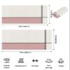 Black Lines Beach Towel - 35x71 Inch Sand Proof Water Absorbent Travel Towel for Adults, Geometric Art Flesh Pink Color Block Splice Quick Dry Pool Towel Travel Camping Blanket for Yoga Bathroom view 4