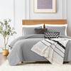 ROARINGWILD California Cal King Size Quilt Bedding Sets with Pillow Shams, Grey Oversized Lightweight Soft Bedspread Coverlet, Quilted Blanket Thin Comforter Bed Cover, 3 Pieces, 118x106 inches view 1
