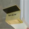 Acrylic Bathtub Tray Caddy with Non-Slip Base, Reading Rack, Tablet Holder, Cellphone Tray, Wine Glass Holder & Gold Brushed Handles (27.6" Retractable) view 3