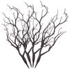 GALPADA Simulated Plant Antlers Dark Brown Plastic Coral Branches Halloween Decor Small Twig Ornaments Lightweight Indoor Outdoor view 1