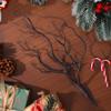 GALPADA Simulated Plant Antlers Dark Brown Plastic Coral Branches Halloween Decor Small Twig Ornaments Lightweight Indoor Outdoor view 4