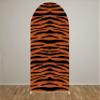 Aerdce Tiger Prints Pattern Arched Stretchy Fabric Covers,3X5ft Double-Sided Stretchy Arched Stand Covers Chiara Backdrops for Wild Birthday Junlge Safari Parties Banner GX-315 view 2