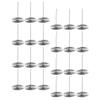 CALLARON 30pcs Stainless Steel Tea Strainers Loose Tea Infuser Compact Design for Teapots Filter for Brewing Easy to view 1