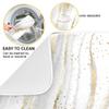 Marble Dish Drying Mat for Kitchen Counter White Golden Marble Gary Grey Drying Mats Super Absorbent Reversible Microfiber Kitchen Countertop Protector Dishes Pad Medium 16x18 inch view 2