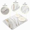 Marble Dish Drying Mat for Kitchen Counter White Golden Marble Gary Grey Drying Mats Super Absorbent Reversible Microfiber Kitchen Countertop Protector Dishes Pad Medium 16x18 inch view 4