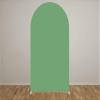 Aerdce 3x5ft Double-Sided Grass Green Color Arched Backdrop Covers for Kids Wild Birthday Party Chiara Backdrops Arched Stretchy Fabric Covers Junlge Safari Party Supplies GX-308 view 2