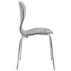Maykoosh Modern Transparent Side Chairs - Set of 4 - Boho Dining Room Accent Furniture view 3