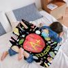 Back to Go School Blanket, Gifts for Teachers 90 x 120 Inch Throw Lightweight Super Soft Cozy Educational Blankets for Couch Bed Sofa Chair view 4