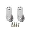 Oval Closet Rod End Supports Furniture Hardware Accessories Wardrobe Tube Support Bracket Clothes Hanging Rod Holder (Color : 6Pcs) view 1