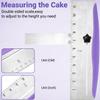 12 Inch Stainless Steel Cake Scraper, Leveler and Smoother, Icing Spatula, Perfect Tool for Icing, Frosting, Cream Edge. Adjustable Kitchen Spatula for Mousse, Cheese & Cream Cake view 3
