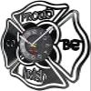 Home Decor Irish Clover Leaf Home Decor Vinyl Record Clock Irish Pride Clock Battery Operated view 2
