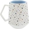 Pavilion Gift Company - Hello 19-17-ounce Geometric Cup, Confetti Cup, Birthday Mug, Birthday Cup, Birthday Cups for Women, 1 Count, White, Ceramic, 17oz view 2