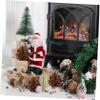 Homoyoyo 30pcs Plastic Imitation Pine Cone Plastic Pine Cone Decoration Christmas Decoration Props Resin Crafts Vase Decor Christmas Mini Pinecones Fake Pine Cone Scene Layout Prop Bulk view 2