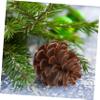 Homoyoyo 30pcs Plastic Imitation Pine Cone Plastic Pine Cone Decoration Christmas Decoration Props Resin Crafts Vase Decor Christmas Mini Pinecones Fake Pine Cone Scene Layout Prop Bulk view 3