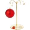 Bard's Gold-Toned 4 Arm Ornament Stand, 8.5" H x 5" W x 5" D, Pack of 6 view 2