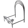 Bard's Black Wrought Iron Bowl or Deep Platter Stand, 8" H x 6" W x 5.5" D (For 9" - 11" Bowls or Deep Platters), Pack of 3 view 1