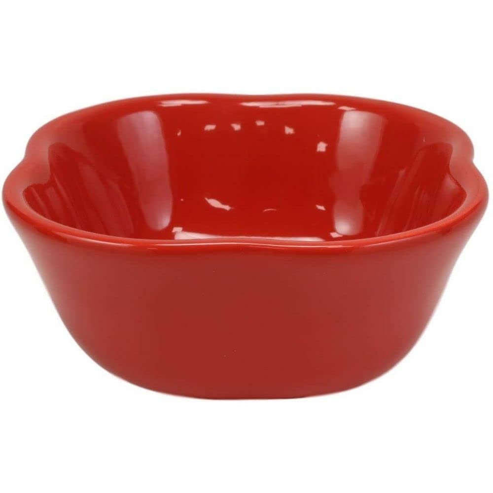 1 Pcs Of Ceramic Red Bell Pepper Vegetable 12oz Bowl Soup Condiments Container