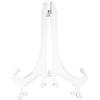 Bard's Hinged Clear Plastic Plate Stand, 9" H x 7" W x 6" D (For 9" - 10.5" Plates), Pack of 12 view 1