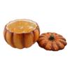 1 Pcs Of Home Kitchen Gourmet Hearty Orange Ceramic Pumpkin Soup Or Dessert Bowl view 2