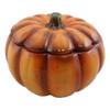 1 Pcs Of Home Kitchen Gourmet Hearty Orange Ceramic Pumpkin Soup Or Dessert Bowl view 3