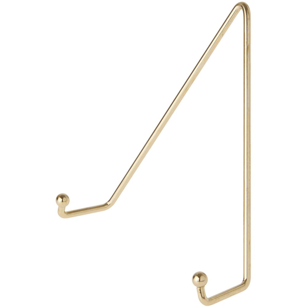 Bard's Shiny Gold-Toned Wall Mountable Plate Hanger, 7.5" H x 6.25" W x 2.25" D (for Plates 8" - 10"), Pack of 12