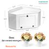 Besuerte White Bread Box for Kitchen Countertop, Large Wooden Bread Containers Storage Bin for Corner, Bread Holder Keeper for Homemade Bread Includes 2x16oz Mason Jars with Flowers view 2