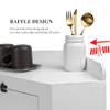 Besuerte White Bread Box for Kitchen Countertop, Large Wooden Bread Containers Storage Bin for Corner, Bread Holder Keeper for Homemade Bread Includes 2x16oz Mason Jars with Flowers view 3